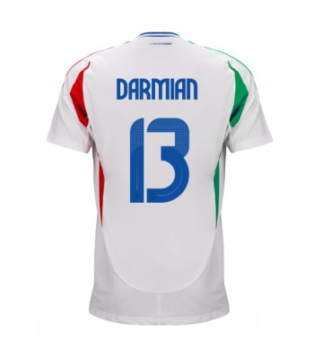 Italien Matteo Darmian #13 Udebanetrøje EM 2024 Kort ærmer